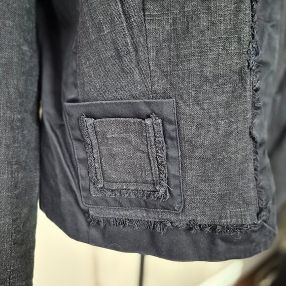 Chanel Style Linen Jacket - Picture 3 of 10